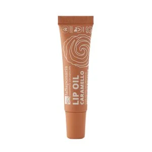 laSaponaria Vyživujúci olej na pery s karamelom BIO - Warm Nude (12 ml) - pre lesklé a hĺbkovo vyživené pery