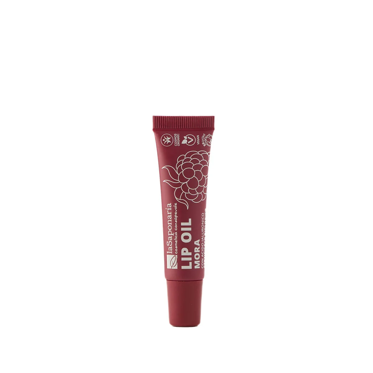 laSaponaria Vyživujúci olej na pery s BIO černicou - Intense Blackberry (12 ml) - pre lesklé a hĺbkovo vyživené pery