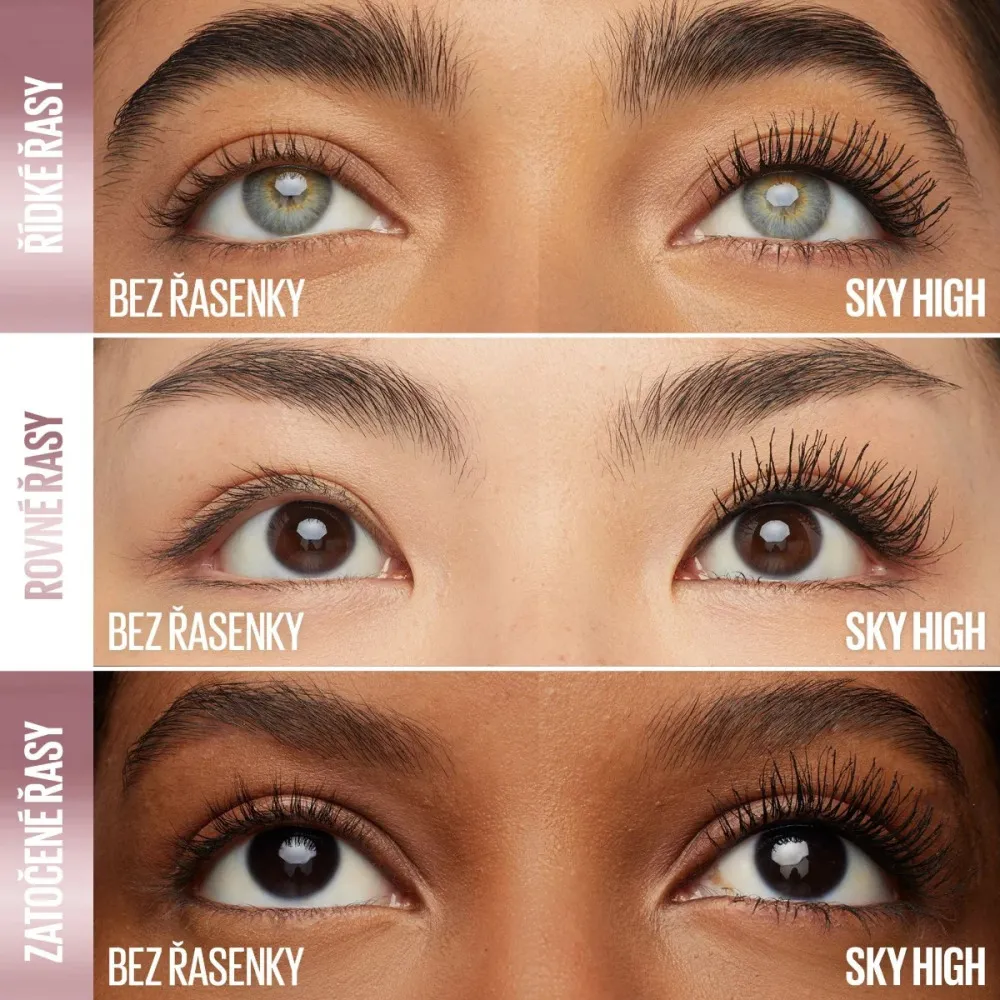 Lash Sensational Sky High predlžujúca riasenka Cosmic Black 2 ml