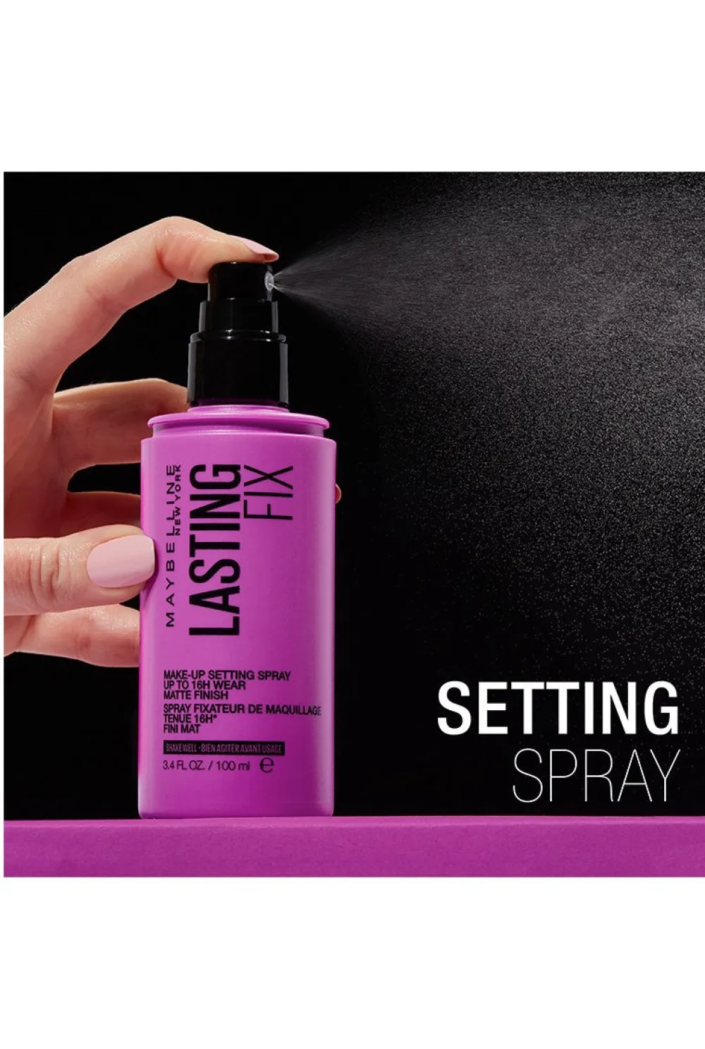 Lasting Fix fixačný sprej na make-up, matný finiš 100 ml