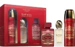 Badee Al Oud Sublime darčeková sada – parfumovaná voda 100 ml + parfumovaný sprej 200 ml + vlasová hmla 50 ml