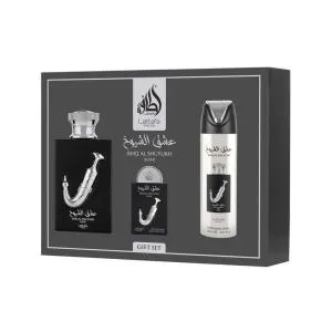 Lattafa Pride Ishq Al Shuyukh Silver EDP 100 ml + EDP 20 ml + DEO v spreji 200 ml UNISEX