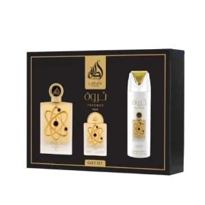 Lattafa Lattafa Pride Tharwah Gold EDP 100 ml + EDP 20 ml + telový sprej 200 ml UNISEX