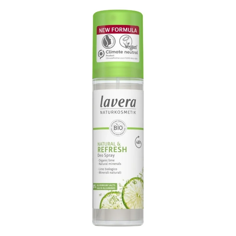 Lavera Deodorant v spreji Refresh - limetkový (75 ml) - až 48-hodinová ochrana