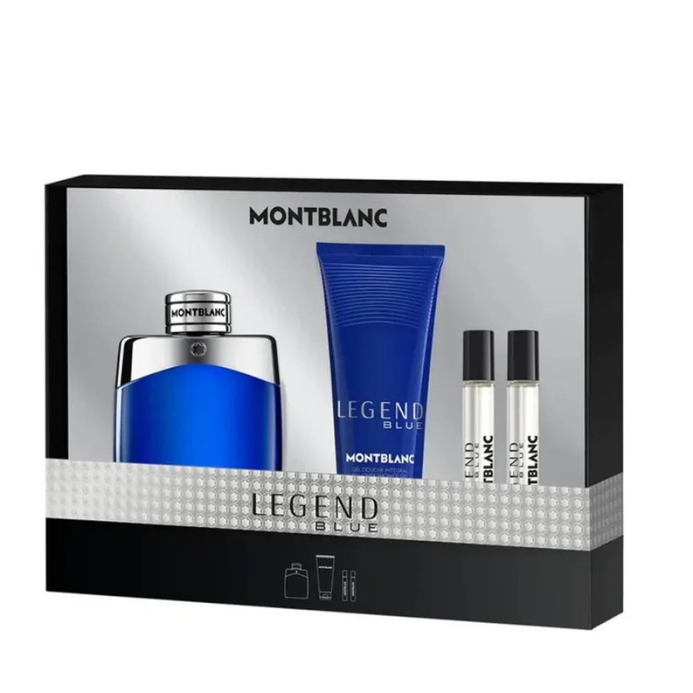 Legend Blue 100 ml + SG na telo aj vlasy 100 ml + EDP MINI 2 x parfumovaná voda pre mužov 8 ml