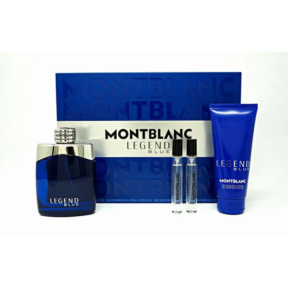 Legend Blue 100 ml + SG na telo aj vlasy 100 ml + EDP MINI 2 x parfumovaná voda pre mužov 8 ml