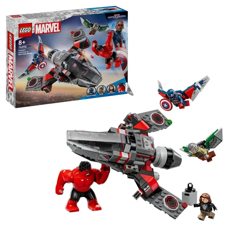 Marvel 76292 Súboj: Kapitán Amerika vs. Red Hulk