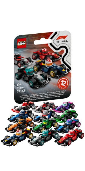 LEGO® Minifigúrky 71049 Zberateľské pretekárske autá F1®