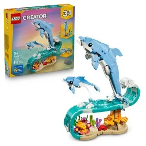 LEGO® Creator 3 v 1 31385 Morské živočíchy: Krásne delfíny
