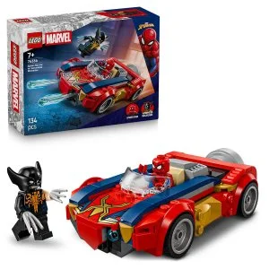 LEGO® ǀ Marvel 76336 Spider-Man a auto vs. venomizovaný Wolverine
