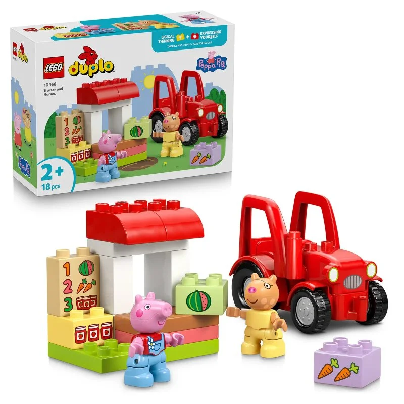 DUPLO® 10468 Traktor a tržnica