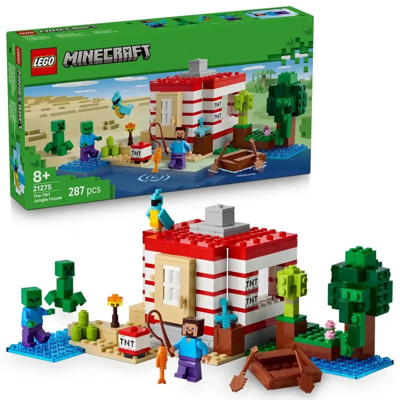 Minecraft® 21275 TNT dom v džungli