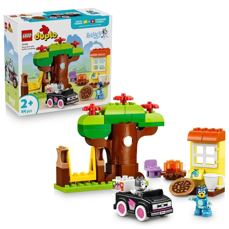 DUPLO® 10469 Muffin, Bluey a rozvoz pizze