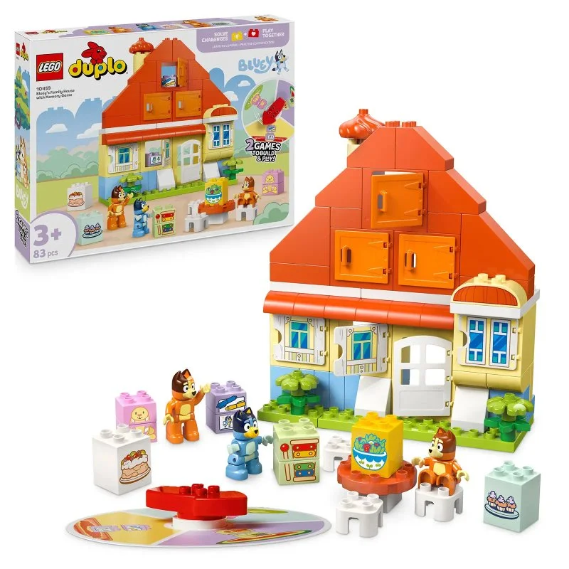DUPLO® 10459 Dom Bluey a pamäťová hra