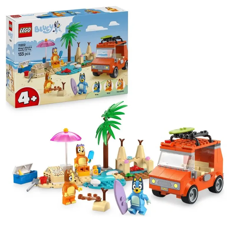 Bluey 11202 Bluey a rodinný výlet autom na pláž