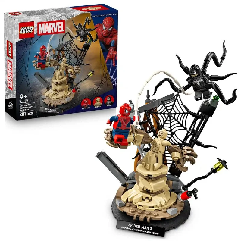 ǀ Marvel 76334 Epický súboj: Spider-Man vs. Sandman