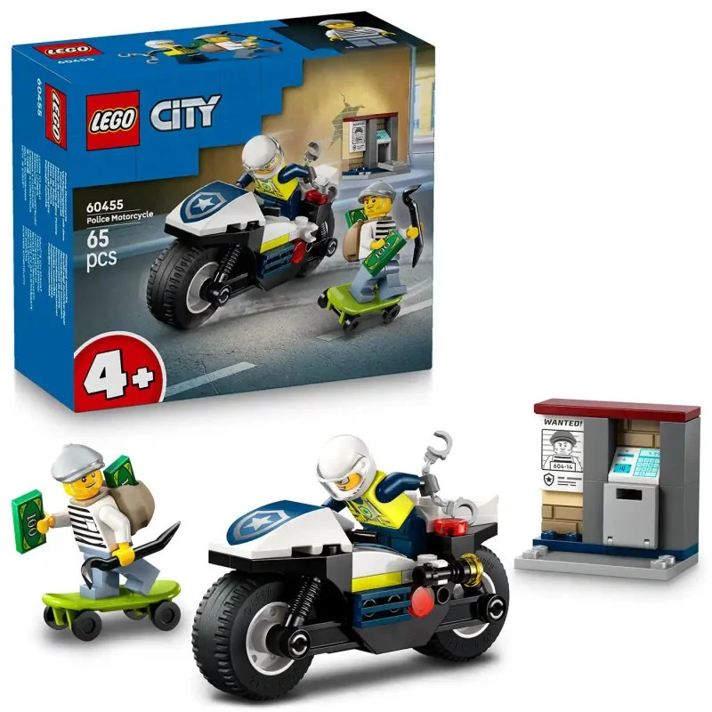 City 60455 Naháňačka na policajnej motorke