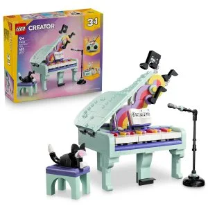 LEGO® Creator 31392 Hudobná dekorácia: Klavír s mačkou