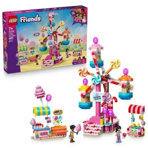 LEGO® Friends 42700 Kolotoč so sladkosťami a cupcakmi