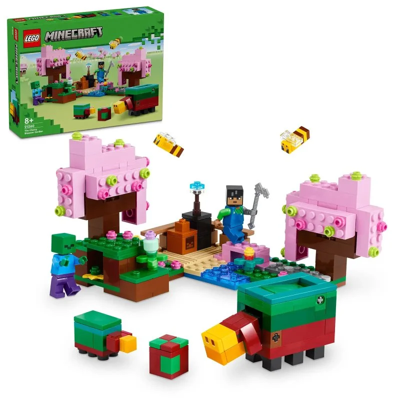 Minecraft® 21260 Záhrada s rozkvitnutými čerešňami