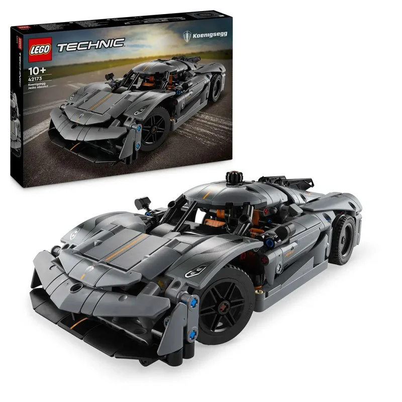 Technic 42173 Sivé hyperauto Koenigsegg Jesko Absolut