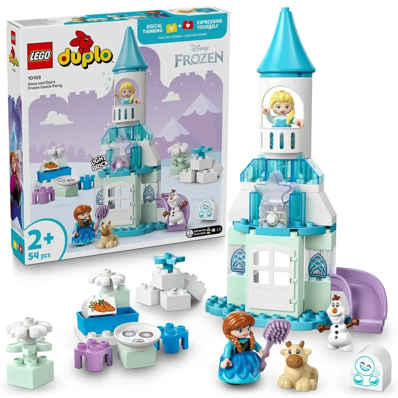 DUPLO® ǀ Disney 10455 Ľadové kráľovstvo: Anna a Elsa a oslava na hrade