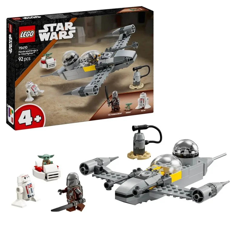 Star Wars™ 75410 Mando, Grogu a stíhačka N-1 Starfighter™