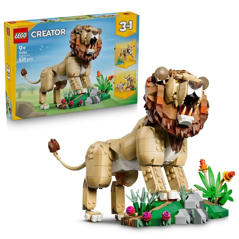 Creator 31386 Divoké zvieratá: Majestátny lev
