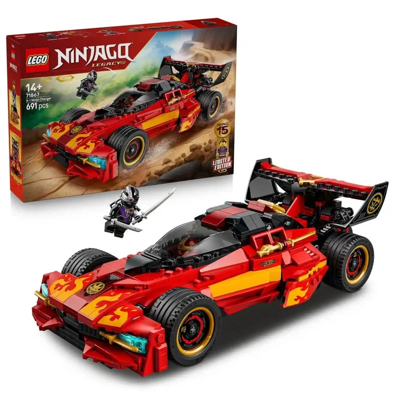 NINJAGO® 71867 Kaiov červený športiak: 15 rokov NINJAGO