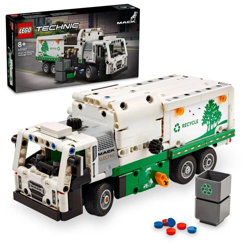 Technic 42167 Smetiarske auto Mack® LR Electric