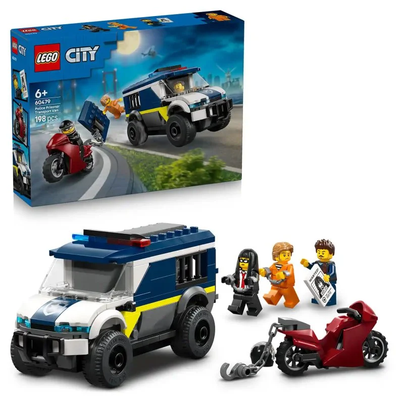 City 60479 Policajná dodávka na prevoz väzňov