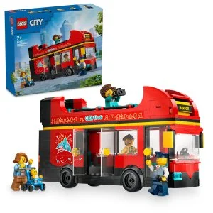 LEGO® City 60407 Červený dvojposchodový vyhliadkový autobus
