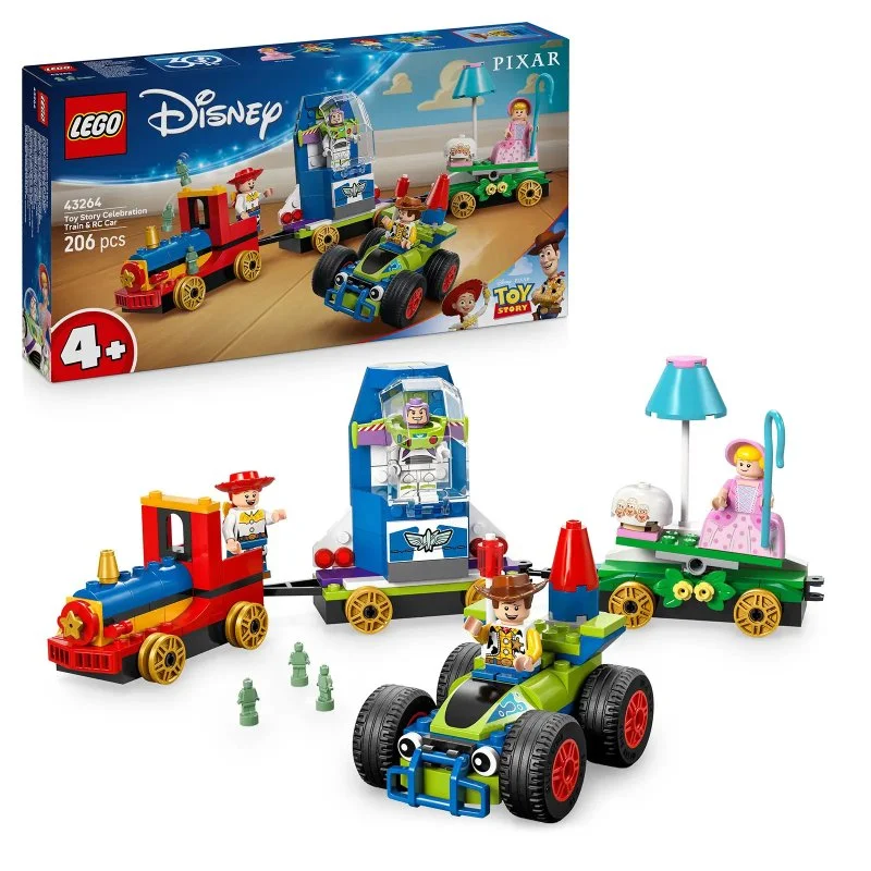 │ Disney a Pixar 43264 Slávnostný vláčik a Autíčko z Príbehu hračiek