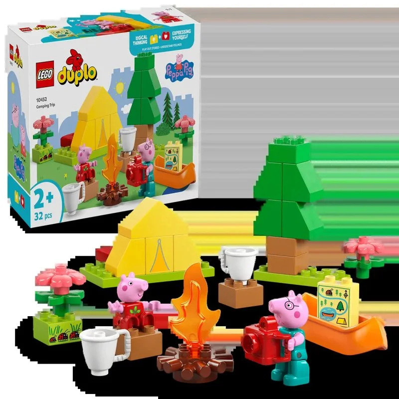DUPLO® Prasiatko Peppa 10452 Táborenie