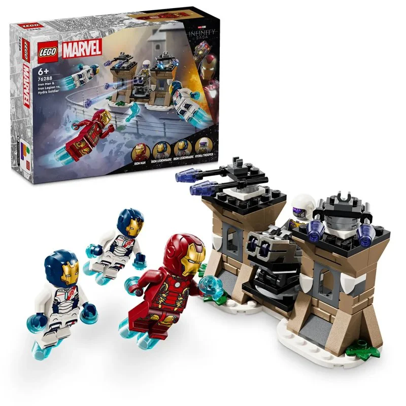 Marvel 76288 Iron Man a Železná légia vs. vojak Hydry