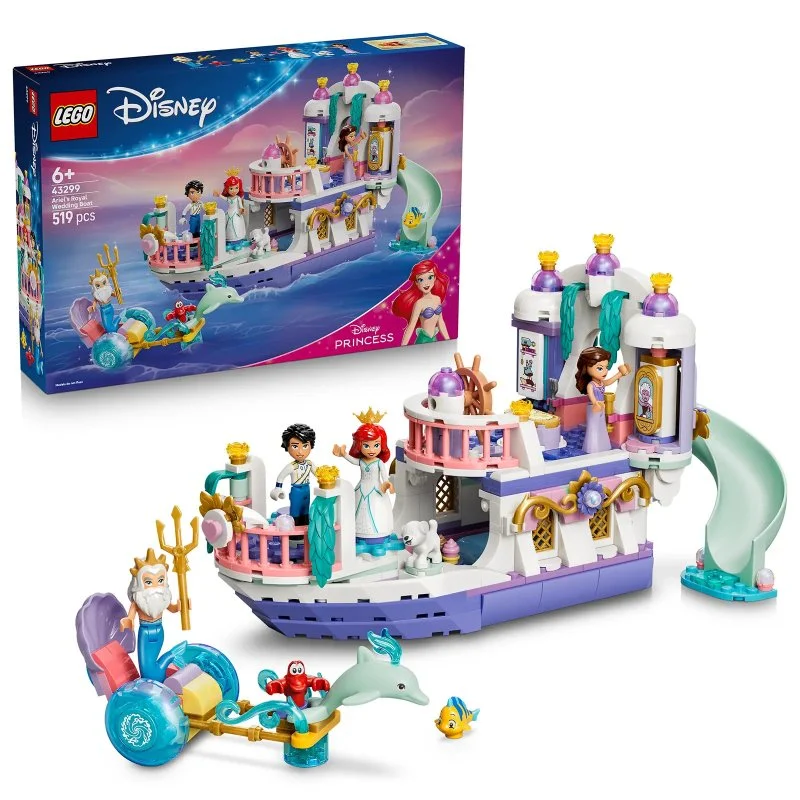 │ Disney 43299 Arielina loď a kráľovská svadba