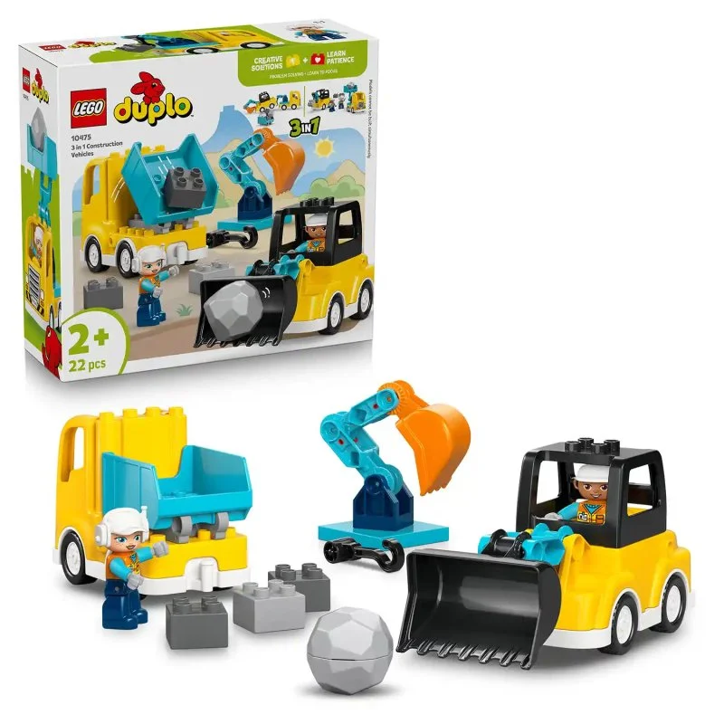 DUPLO® 10475 Vozidlá na stavbe 3 v 1