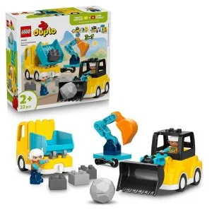 LEGO® DUPLO® 10475 Vozidlá na stavbe 3 v 1