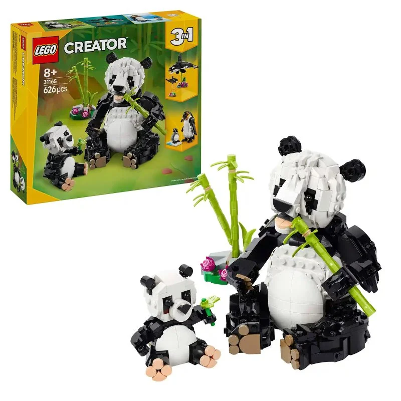 Creator 3 v 1 31165 Divoké zvieratá: Pandia rodinka