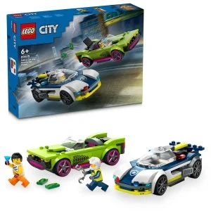 LEGO® City 60415 Naháňačka policajného auta a športiaka