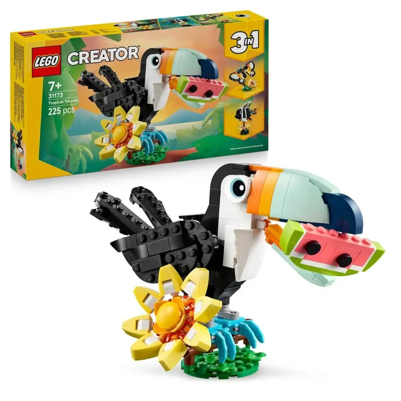 Creator 3 v 1 31173 Divoké zvieratá: Tropický tukan