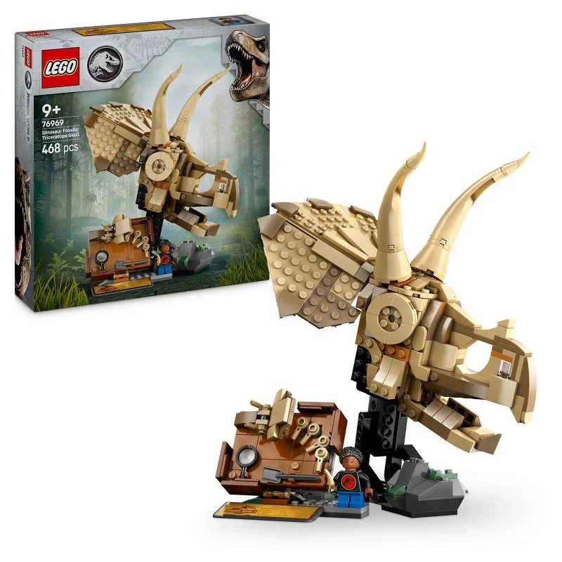 Jurassic World 76969 Dinosaurie fosílie: Lebka triceratopsa