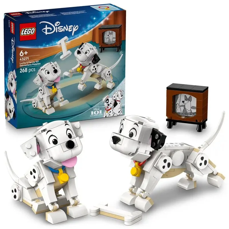 │ Disney 43271 Šteniatka Šťastko a Penny z filmu 101 dalmatínov