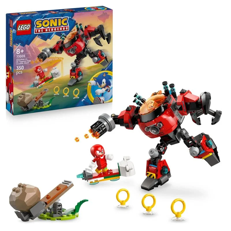 Sonic the Hedgehog™ 77005 Knuckles vs. Dr. Eggman: Robotický oblek Egg Crusher
