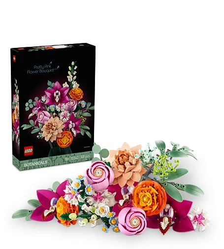 Botanicals 10342 Krásna kytica ružových kvetín