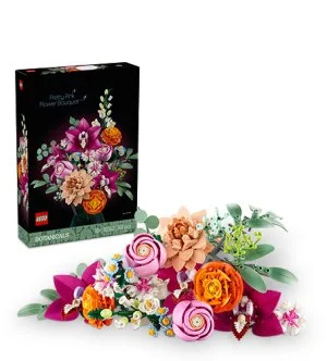 LEGO® Botanicals 10342 Krásna kytica ružových kvetín