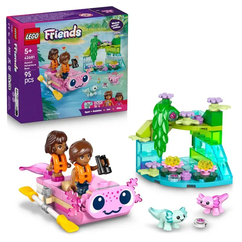 Friends 42681 Dobrodružný čln s axolotlmi