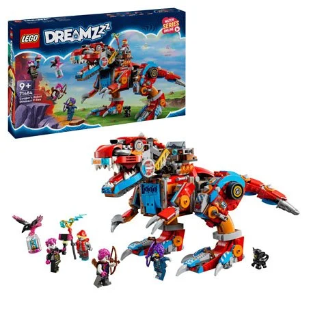 DREAMZzz™ 71484 Cooper a jeho robotický dinosaurus C-rex