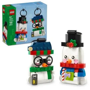 LEGO® 40812 Ozdobní snehuliaci, Vianočné dekorácie