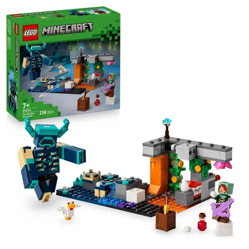 Minecraft® 21274 Stretnutie so Strážcom
